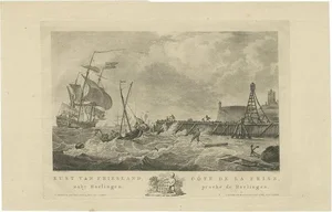 M. de Sallieth after H. Kobell, Coast of Harlingen, 1780, Paper