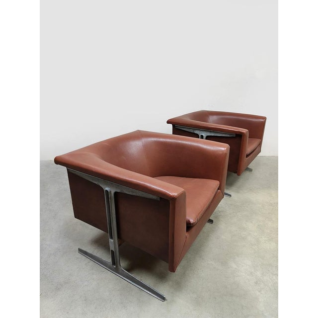 Vintage Dutch 042 Lounge Chair by Geoffrey Harcourt for Artifort, 1960s For Sale - Image 6 of 6