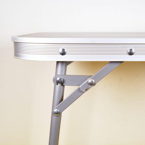 Folding Camping Table in Aluminum, Italy For Sale - Image 4 of 9