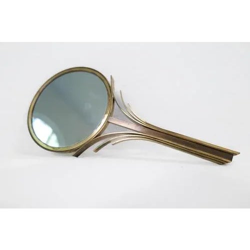 Art Deco Handheld Mirror by Ivar Ålenius Björk, 1930s For Sale - Image 3 of 10