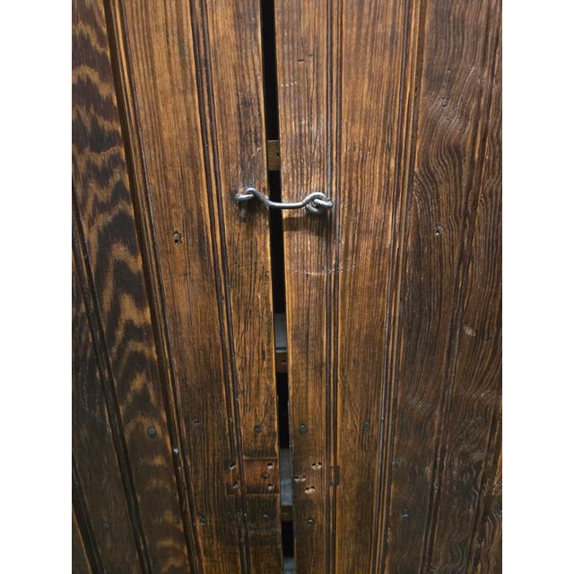 Farmhouse Antique Primitive Wood General Store Cubby Cabinet – Vintage Pigeonhole Organizer For Sale - Image 3 of 12