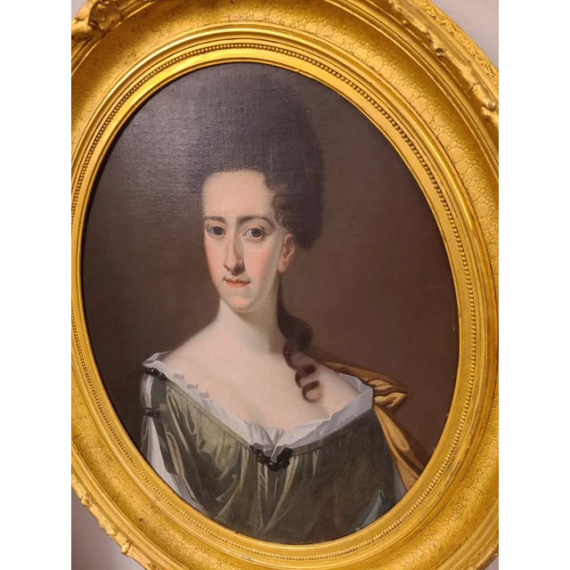 Antique 17th Century English Oil Portrait Painting Woman Michael Dahl Old Master, Framed For Sale - Image 4 of 7