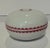 Italian Richard Ginori round porcelain trinket box with the Initial C (or G). Marked on the bottom. Combined shipping...