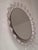 Mid-Century Modern Large Illuminated Circular Beveled Wall Mirror in Melted Ice Acrylic Glass, 1970s For Sale - Image 3 of 12