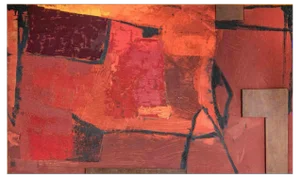 Tommaso Cascella, Iron Drops, Oil & Mixed Media on Canvas, 1991