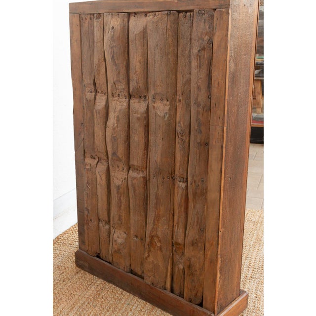 19th Century Carved Medallion Slim Cabinet For Sale - Image 11 of 12