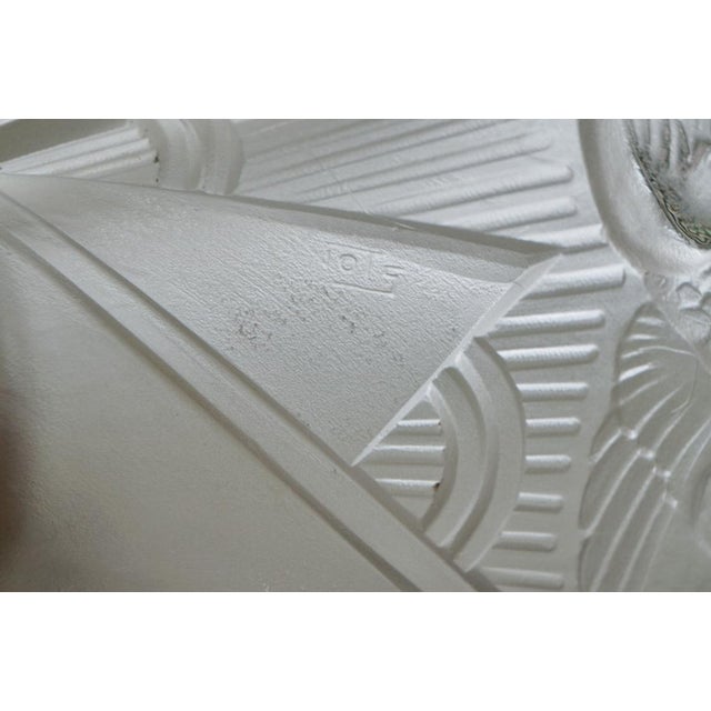 Hettier & Vincent & Hanots French Art Deco Chandelier 1930s - Frosted Birds Glass For Sale - Image 14 of 14
