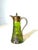 Art Nouveau Glass Claret Jug with Pewter Mount from Lötz For Sale - Image 4 of 5