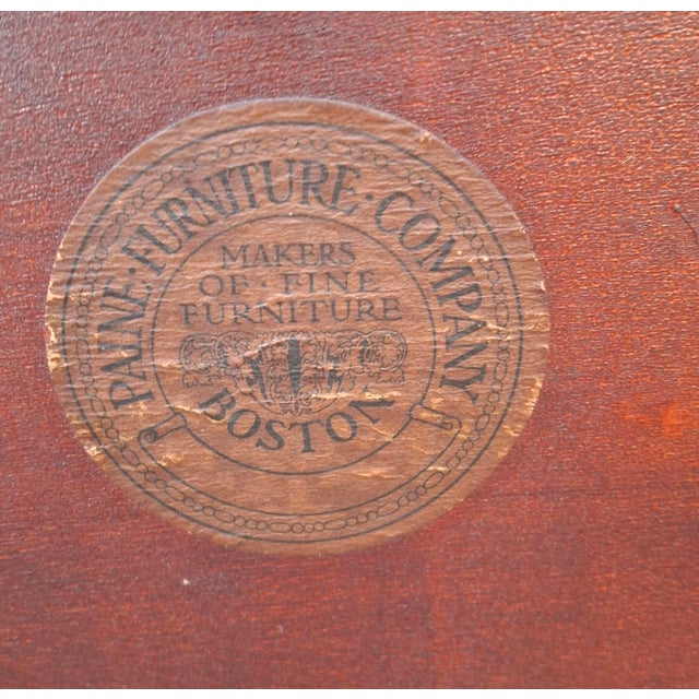 Payne Furniture Mahogany Inlaid Sheet Music Cabinet, Circa 1890s For Sale - Image 10 of 12
