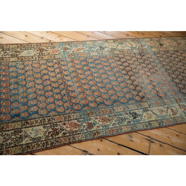 1930s 1930s Vintage Persian Serbend Boteh Wool Runner For Sale - Image 5 of 13