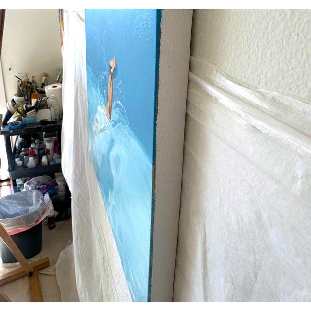 "Cooling Down" Modern Oil Painting, by Jennifer Hohlfelder For Sale In Denver - Image 6 of 6