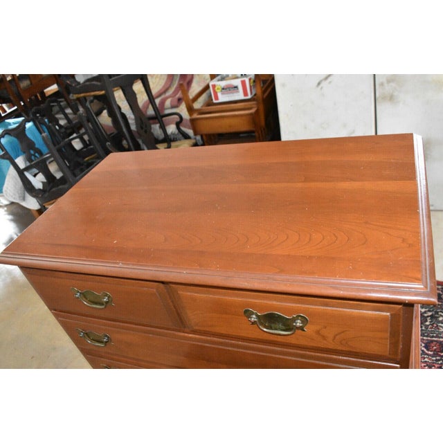 Vintage Sterling House Mid Century Solid Cherry Chest of Drawers Chairish