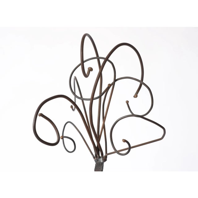 Mid 20th Century Abstract Brutalist Style Mixed Metal Bird Sculpture For Sale - Image 10 of 12