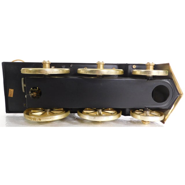 1971 Vintage 1880 Iron Horse Steam Engine Musical Decanter With Shot Glasses - 8 Piece Set For Sale - Image 13 of 18