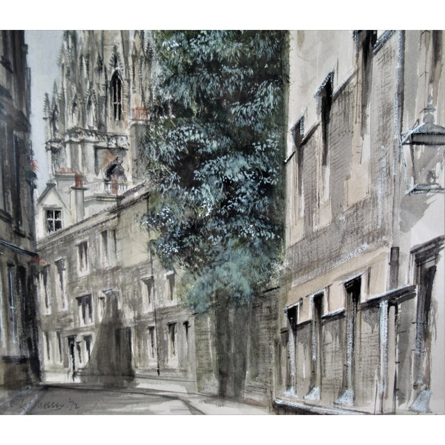 Ken Messer, Street in Oxford, 1972 For Sale - Image 4 of 7
