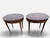 1920 English Sheraton Mahogany Leather Top Side/Sofa Tables, American Made. For Sale - Image 16 of 16