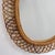 1960s Mid-Century Modern Italian Rattan Wall Mirror, 1960s For Sale - Image 5 of 12