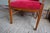 Wood Art Deco Oak Armchair with Red Velvet For Sale - Image 7 of 8