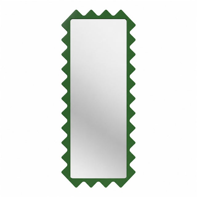 Light Blue Large Designer Entryway & Dressing Oberig 114 Mirror For Sale - Image 17 of 17