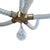 Mid-Century Modern Vintage Brass Chandelier from Barovier and Toso, 1940 For Sale - Image 3 of 6