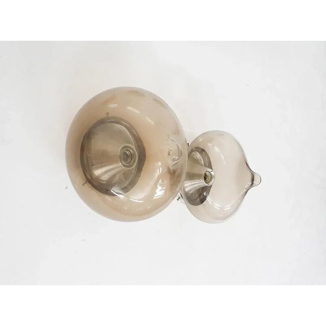 Dop Ceiling or Wall Lights in Glass from Dijkstra, Netherlands, 1960s, Set of 2 For Sale - Image 3 of 4