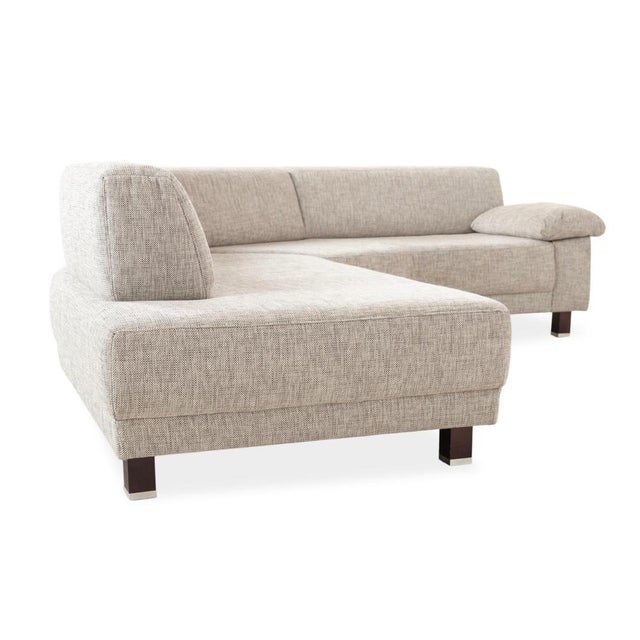 Fabric Corner Sofa in Light Grey from Ewald Schillig For Sale - Image 10 of 13