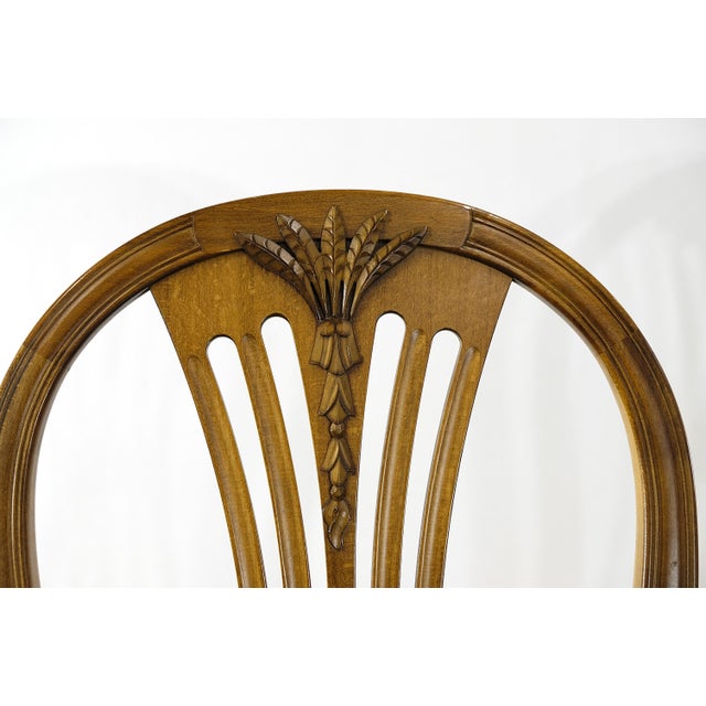 Mid-Century Modern Gustavian Dining Table and Chairs, 1960s, Set of 9 For Sale - Image 11 of 13