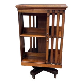 Antique Revolving Bookcase, 1890s For Sale