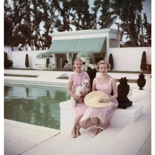 Socialites 1957 by slim aarons slim aarons limited estate edition socialite cz guest (mrs f. C. Winston guest) sitting...