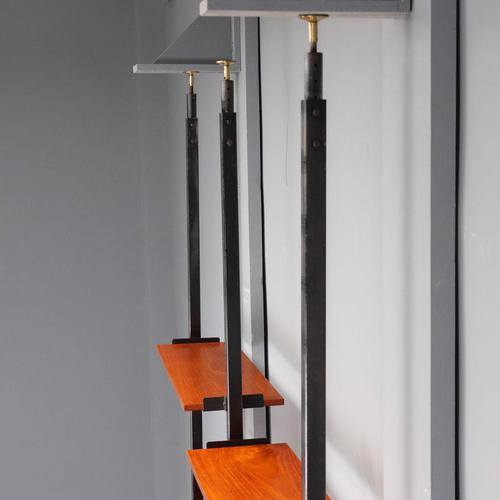 Floor-to-Ceiling Bookcase, 1960s For Sale - Image 13 of 15