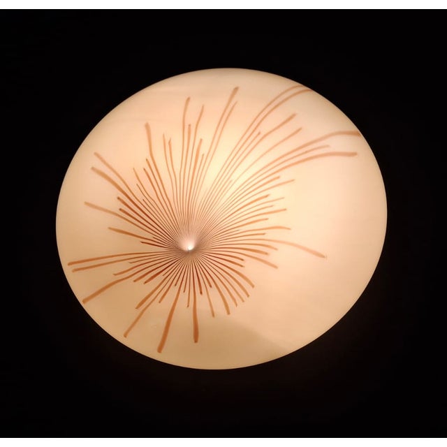 1960s 1960s Anemone Flush Mount by Venini For Sale - Image 5 of 9