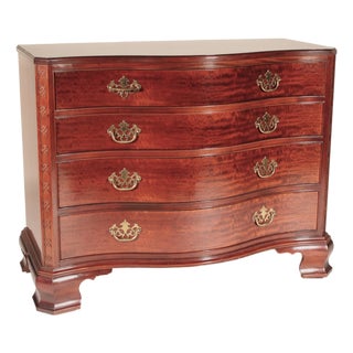 Baker Furniture Company George II Style Mahogany Chest of Drawers For Sale