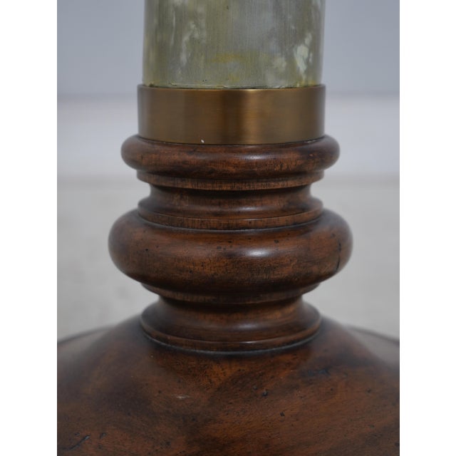 2000 - 2009 Maitland Smith Burl Wood Horn Occasional Table For Sale - Image 5 of 11