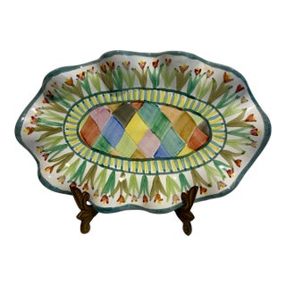 MacKenzie-Childs 2011 Poplar Ridge Small Platter For Sale