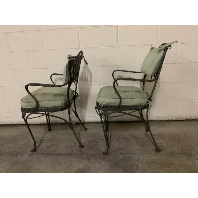 Vintage French Style Bistro Table & 2 Chairs Chairish