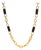Versatile Glow Black Cat Eye Gold Long Necklace For Sale