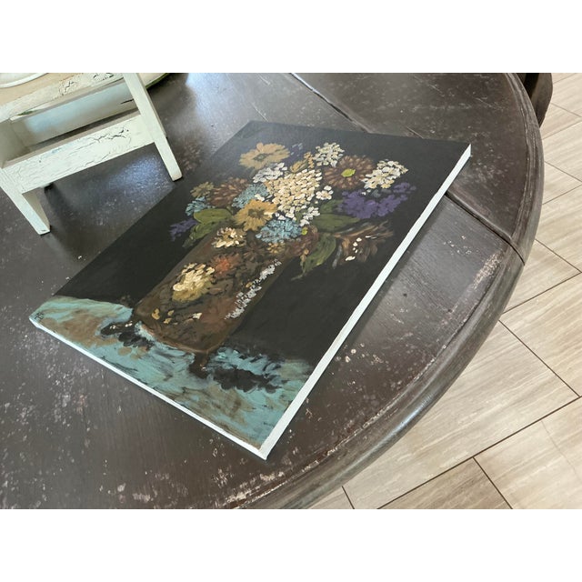 Lovely original painting (acrylic on canvas) of vase with flowers, inspired by Monticelli's "Vase With Flowers".......