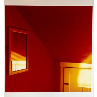 Peter C. Jones 1, Sunset in the Red Room Large Format Photo 24X20 Color Photograph Beach House RI, 2001 For Sale