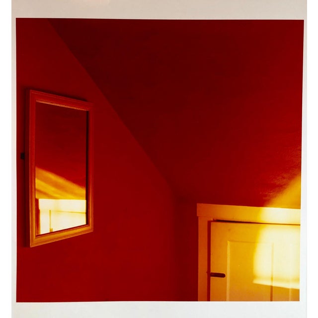 Peter C. Jones 1, Sunset in the Red Room Large Format Photo 24X20 Color Photograph Beach House RI, 2001 For Sale