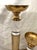 Vintage Dolbi Cashier Brass/Lucite Candleholders a pair. Beautiful pair that shine in the sunlight. Great patina with the...