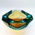Vintage Italian Multifaceted Geode Ashtray in Murano Glass by Flavio Poli for Seguso, 1960s For Sale - Image 3 of 9