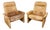 Mid-Century Swiss DS-50 Leather Lounge Chairs by de Sede, 1970s, Set of 2 For Sale