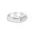 Contemporary Mens Diamond Wedding Band .23cttw 14k White Gold, Size 10.5 For Sale - Image 3 of 4