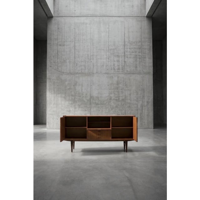 Mid-Century Scandinavian Modern Teak Sideboard with Drawers, 1960s For Sale - Image 10 of 18