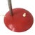 Nice vintage retro red pink desk lamp from the 1950s in the style of Bauhaus and Hala Zeist. This lamp has an even...