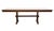 BASSETT FURNITURE Mission Style Solid Oak 93" Trestle Dining Table 4033-0449 29.5" High 69.5" Wide 40.25" Deep 2 Leaves;...