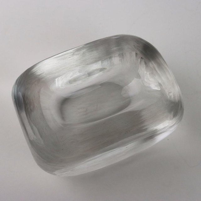 Glass Vintage Centerpiece Glass Orrefors Man, Sweden, 1960s For Sale - Image 7 of 9