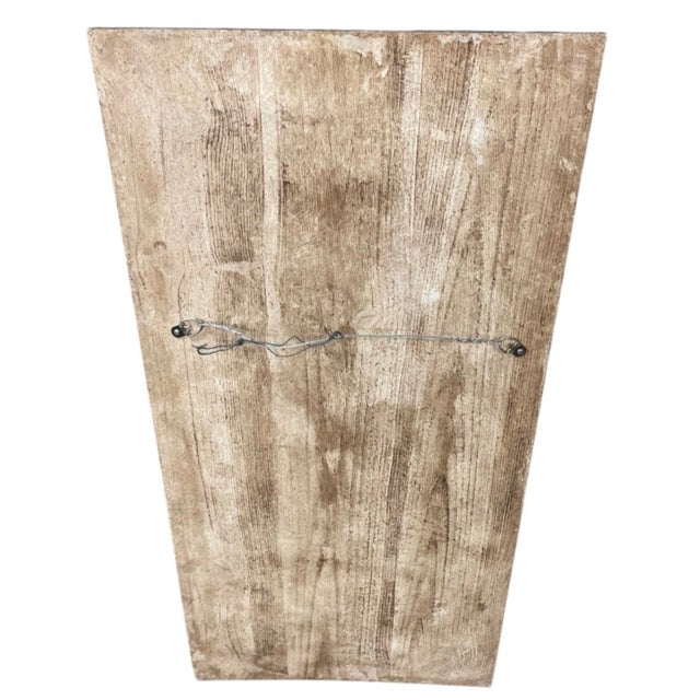 2000 - 2009 Vintage Neoclassical-Style Painted Wooden Wall Panel For Sale - Image 5 of 12