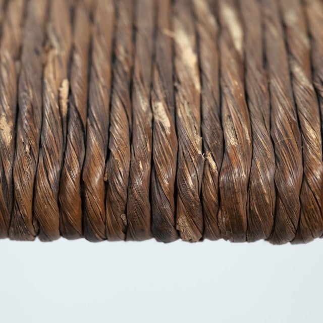 Straw Spindle Bench by Arno Lambrecht for WK Möbel, 1950s For Sale - Image 9 of 16