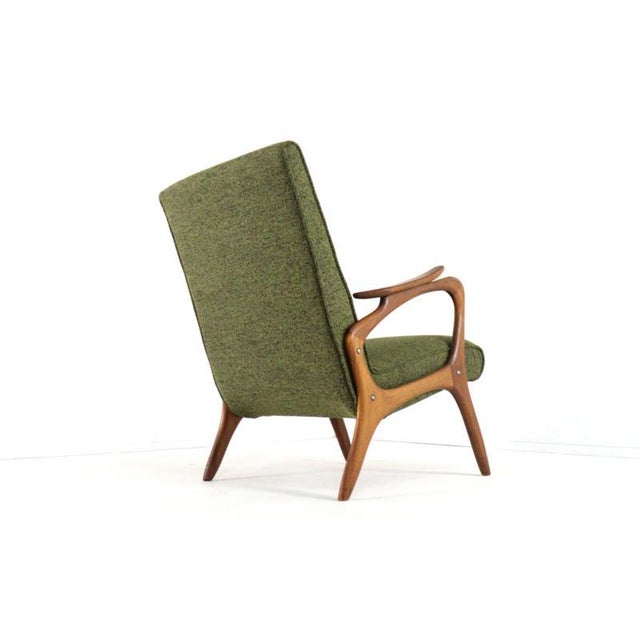 Wood Vintage Green Rondeling Chair For Sale - Image 7 of 16